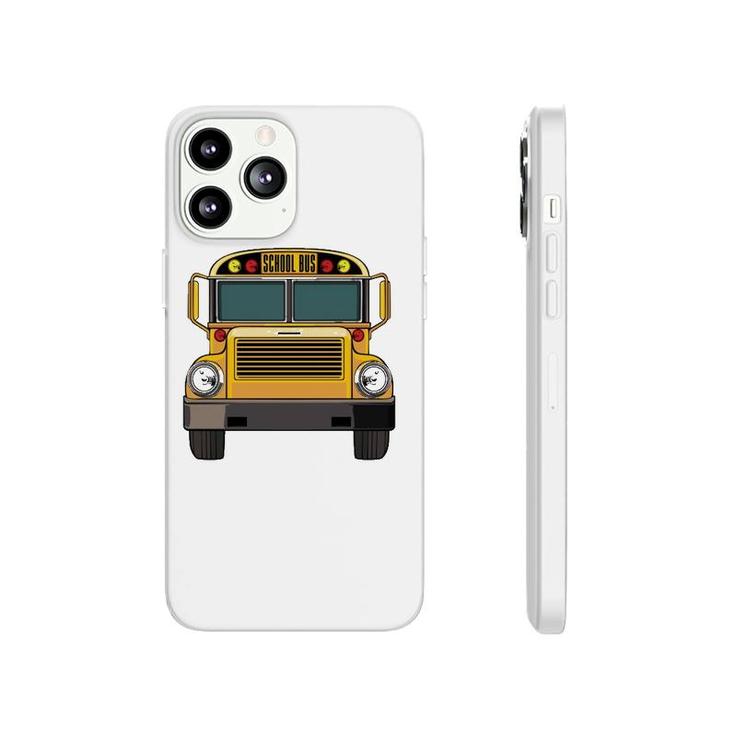 School Bus Driver Mechanic Road Vehicle Halloween Costume Phonecase iPhone