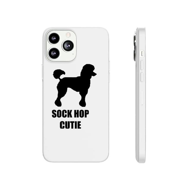 Sock Hop Cutie 50S Costume  Black Poodle Phonecase iPhone