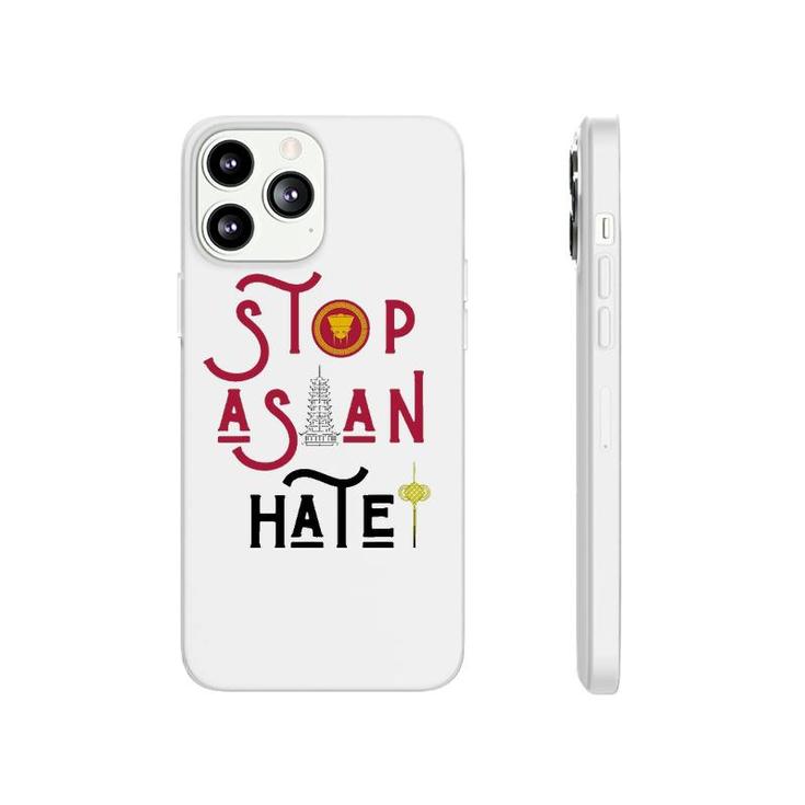 Stop Asian Hate Americans Support Asians Vintage Retro Peace Phonecase iPhone