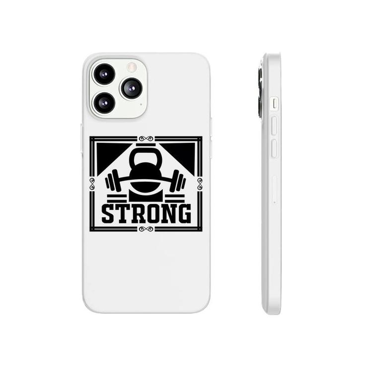 Strong Bible Verse Black Graphic Sport Great Christian Phonecase iPhone