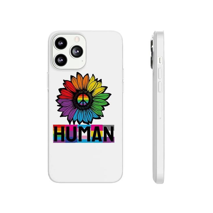 Sunflower Human Lgbt Flag Gay Pride Month Lgbtq Phonecase iPhone