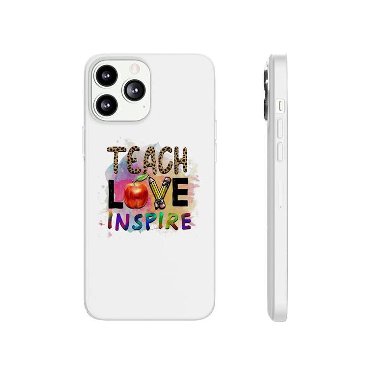 Teacher Leopard Teach Love Apple Great Phonecase iPhone