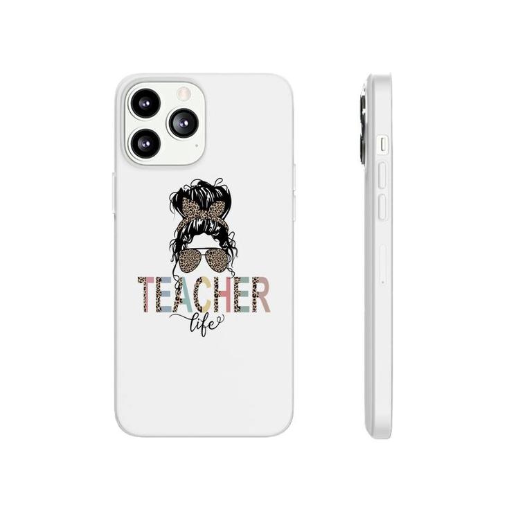 Teacher Life Leopard Badass Teacher Gift Phonecase iPhone