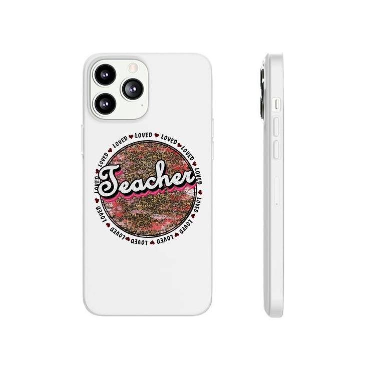 Teacher Loved Circle Great Decoration Gift Phonecase iPhone