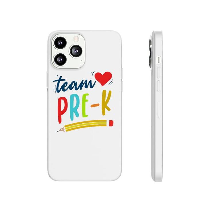 Team Pre-K Preschool Teacher Student First Day Of Pre-School Phonecase iPhone