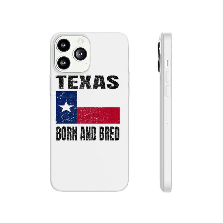 Texas Born And Bred Vintage Texas State Flag Phonecase iPhone