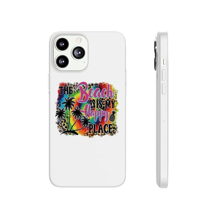 The Beach Is My Happy Place Retro Summer Beach Phonecase iPhone