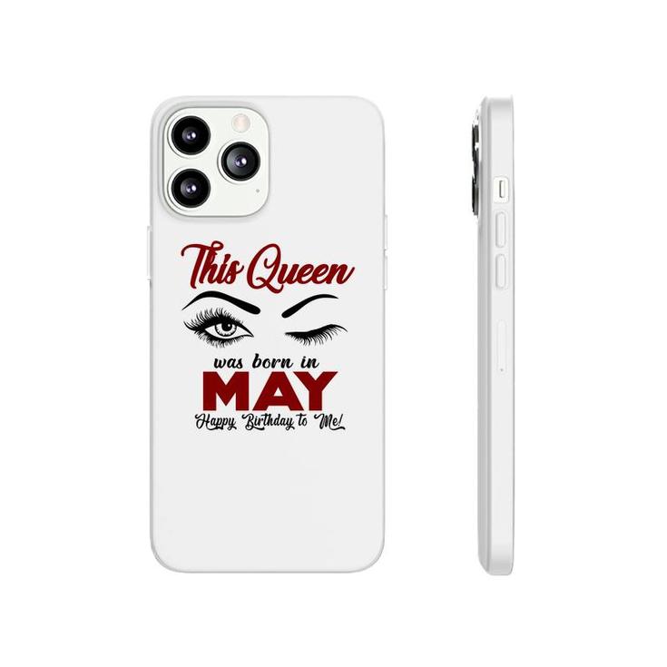 This Queen Was Born In May Red Version Design Phonecase iPhone