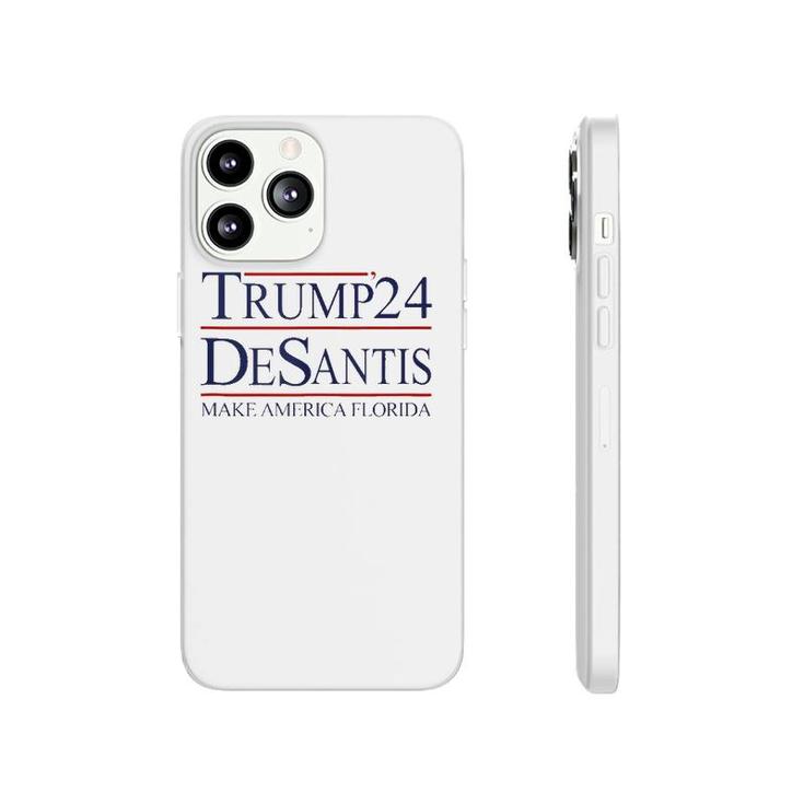 Trump Desantis 2024 Make America Florida Women Man Phonecase iPhone