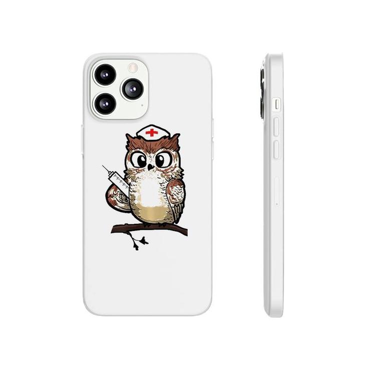 Women Funny Owl Nursing Gift Proud Night Shift Nurse Phonecase iPhone