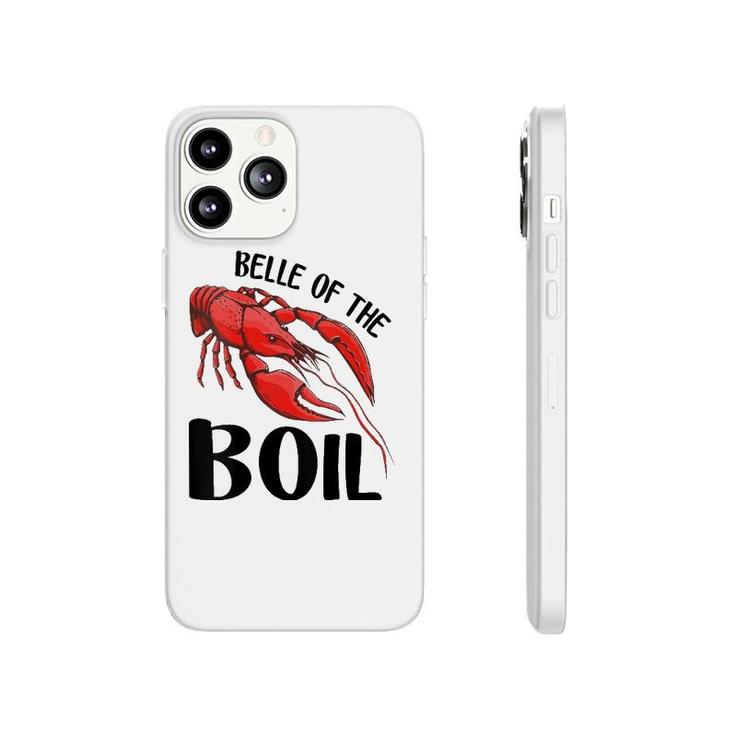 Womens Belle Of The Boil Funny Crawfish Crayfish Eating Cajun V-Neck Phonecase iPhone