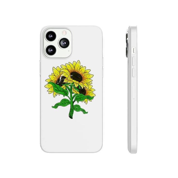 Yellow Flower Florist Floral Blossom Sunshine Sunflower Phonecase iPhone