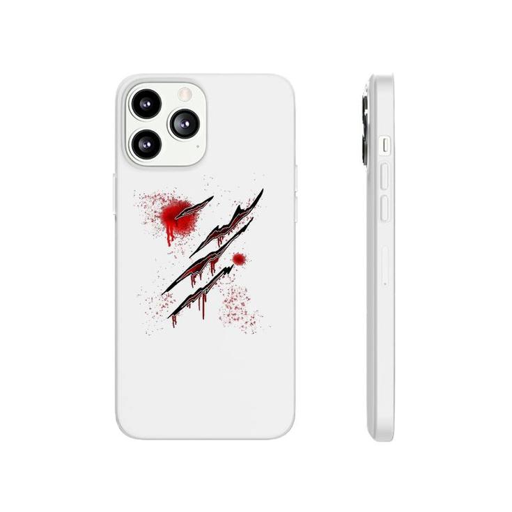 Zombie Ripped  Blood Red Zombie  Zombie Wounds Phonecase iPhone