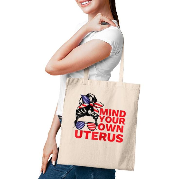 Mind Your Own Uterus Pro Choice Feminist Womens Rights Tee Raglan Baseball Tee Tote Bag