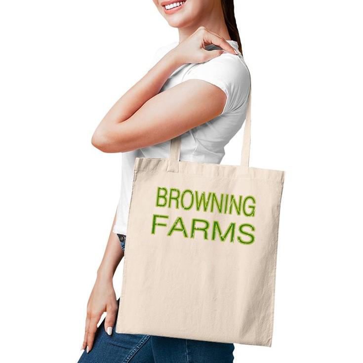 Browning Farms Squad Family Reunion Last Name Team  Tote Bag