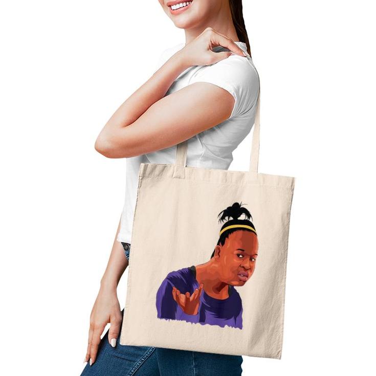 Confused Black Girl Meme Tote Bag | Mazezy