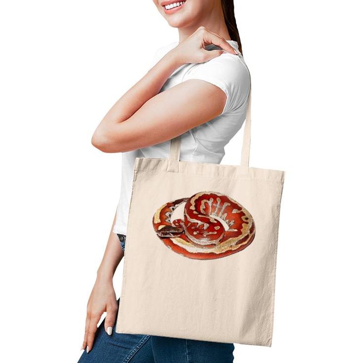 Gorgeous Snake Herpetologist Gift Red Blood Python Tote Bag