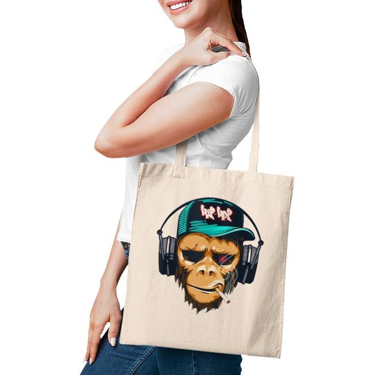 Graffiti Monkey Hip Hop Urban Hip Hop Graphic  Tote Bag