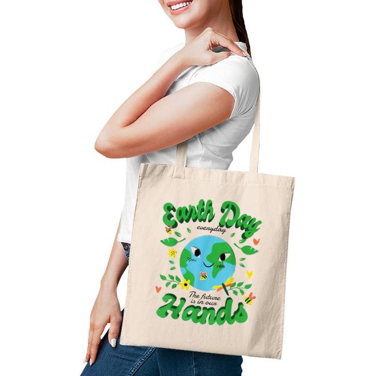Green Squad For Future Is In Our Hands Of Everyday Earth Day Tote Bag