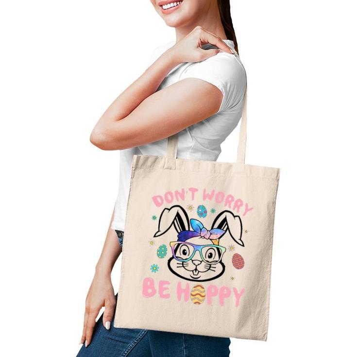 Happy Easter Day Dont Worry Be Hoppy Easter Bunny Women Tote Bag