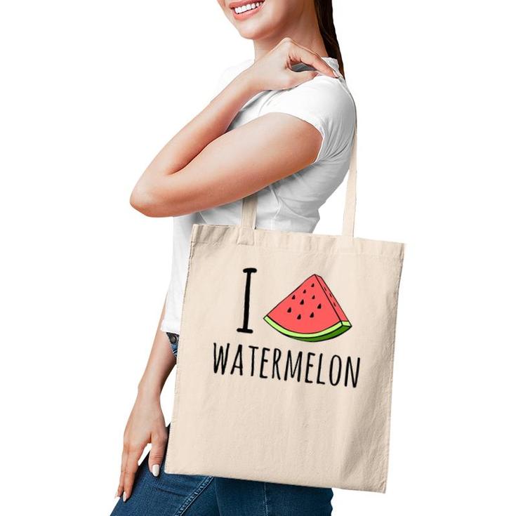 I Love Watermelon  Watermelon Lover Tote Bag