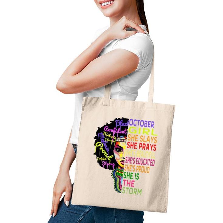 Queens Are Born In October S For Women - Birthday Girl Tote Bag