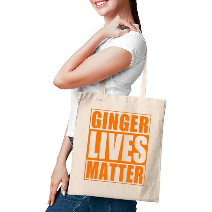 St Patricks Day Ginger Lives Matter Irish Redhead Tote Bag
