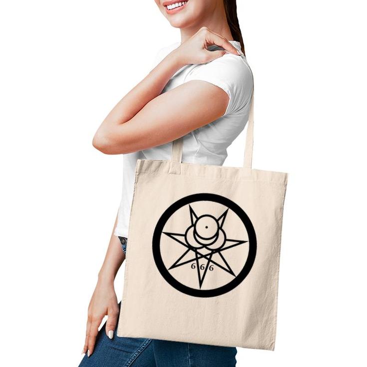 Thelema Mark Of The Beast Crowley 666 Occult Esoteric Magick Tote Bag