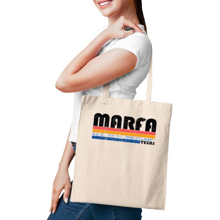 Vintage 70S 80S Style Marfa Texas Tote Bag