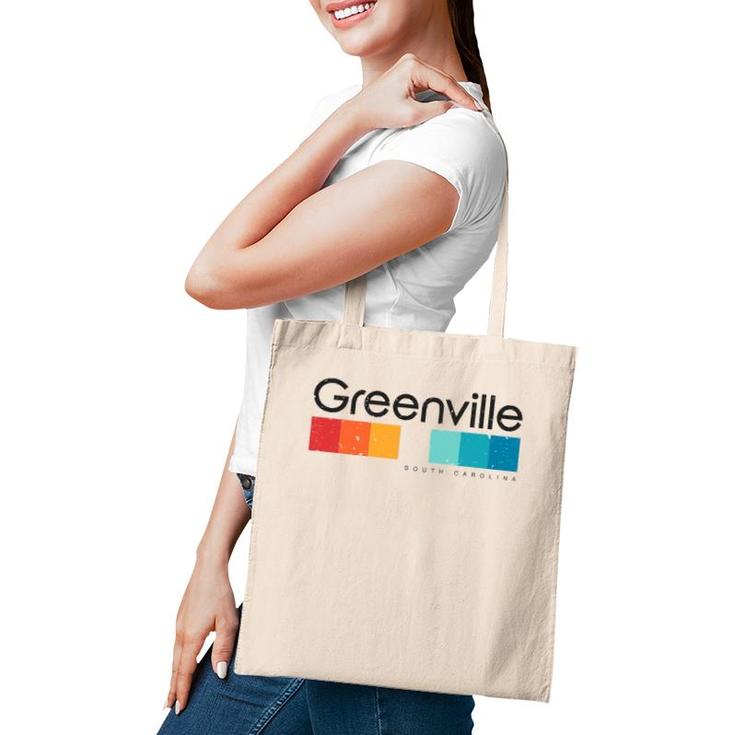 Vintage Greenville Sc South Carolina Usa Retro Design Tote Bag