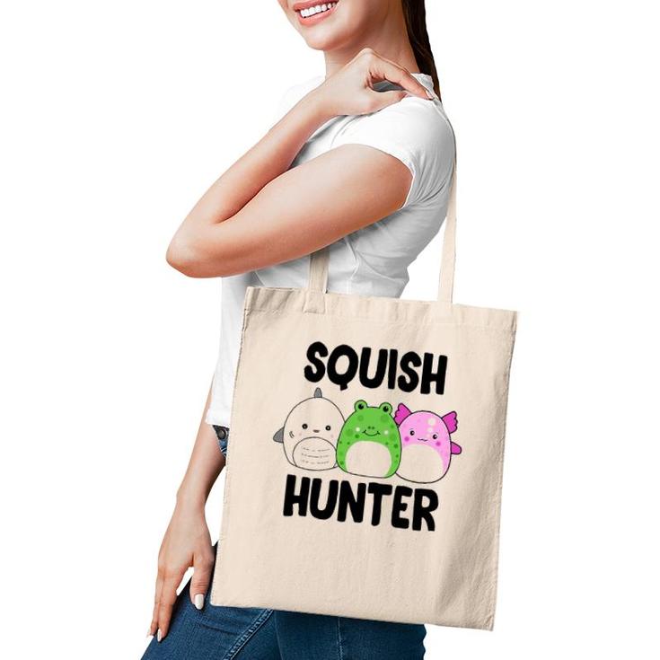 Ybgw Funny Squish Hunter Squishmallow Lover Costume Tote Bag