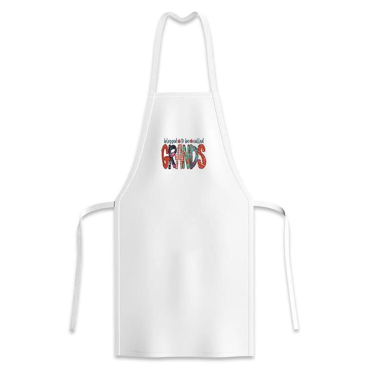 Blessed To Be Called Grands Idea Gift For Grandma New Apron