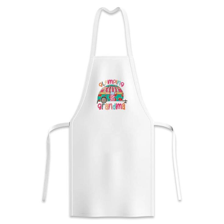 Glamping Grandma Colorful Design For Grandma From Daughter With Love New Apron