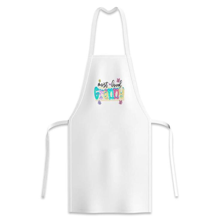 Most Loved Granny In The World From Daughter With Love Grandma New Apron