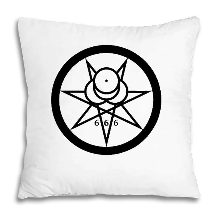 Thelema Mark Of The Beast Crowley 666 Occult Esoteric Magick Pillow