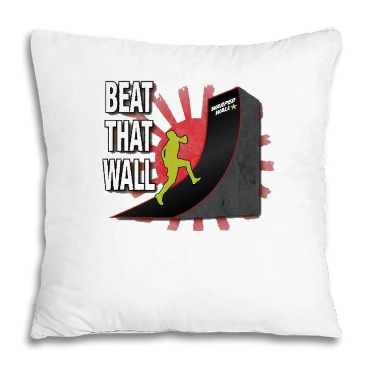 Beat That Wall Warped Wall Ninja Pillow