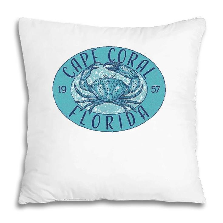 Cape Coral Fl Stone Crab Pillow