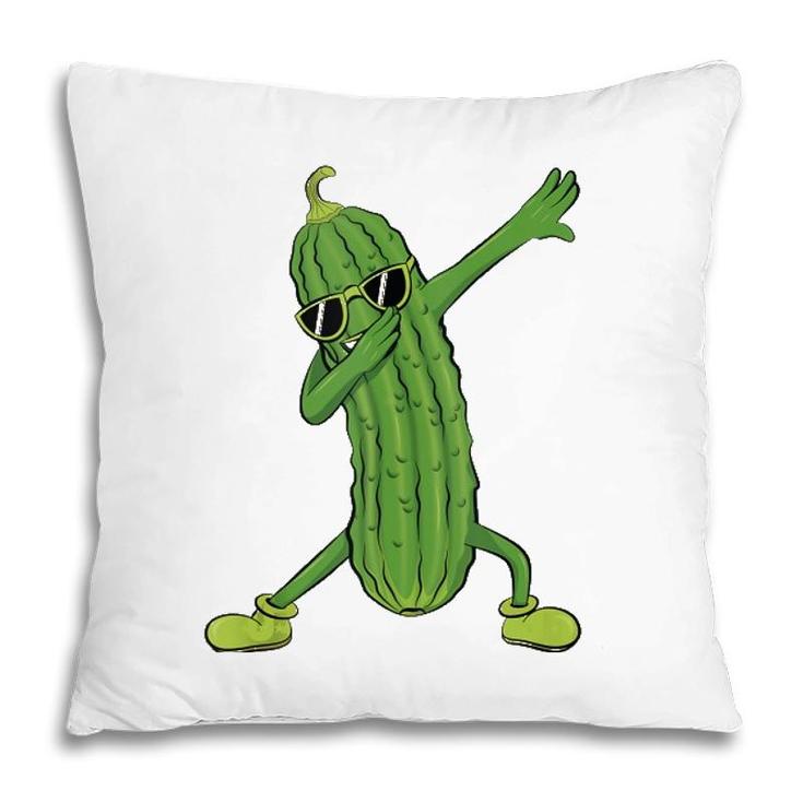 Dabbing Pickle Dancing Cucumber Lover Funny Gifts  Pillow