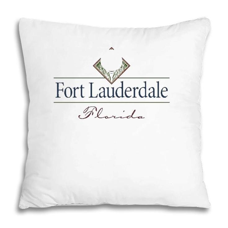 Fort Lauderdale Florida Golf Lover Gift Pillow