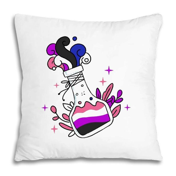 Genderfluid Potion Genderfluid Pride Pillow