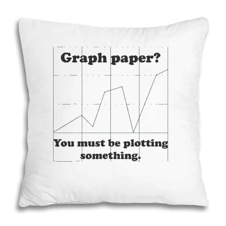 Graph Paper Very Punny Funny Math Pun Pillow