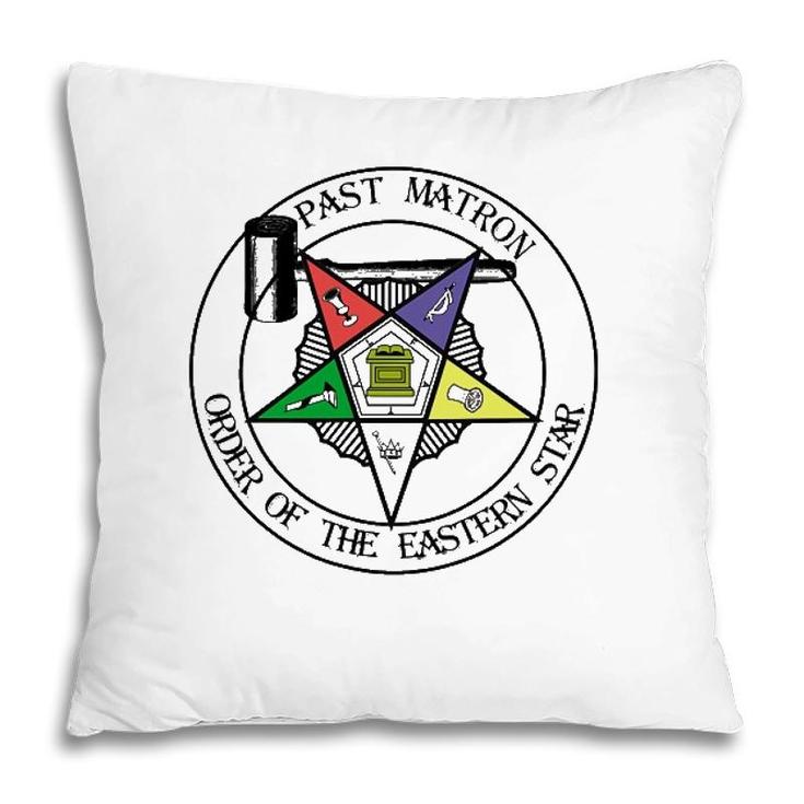 Past Matron Gavel Symbol Masonic Order Of The Eastern Star Pillow
