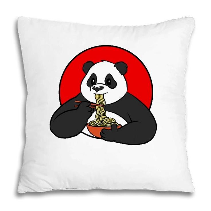 Ramen Cute Panda  Kawaii Anime Japanese Otaku Gift Pillow