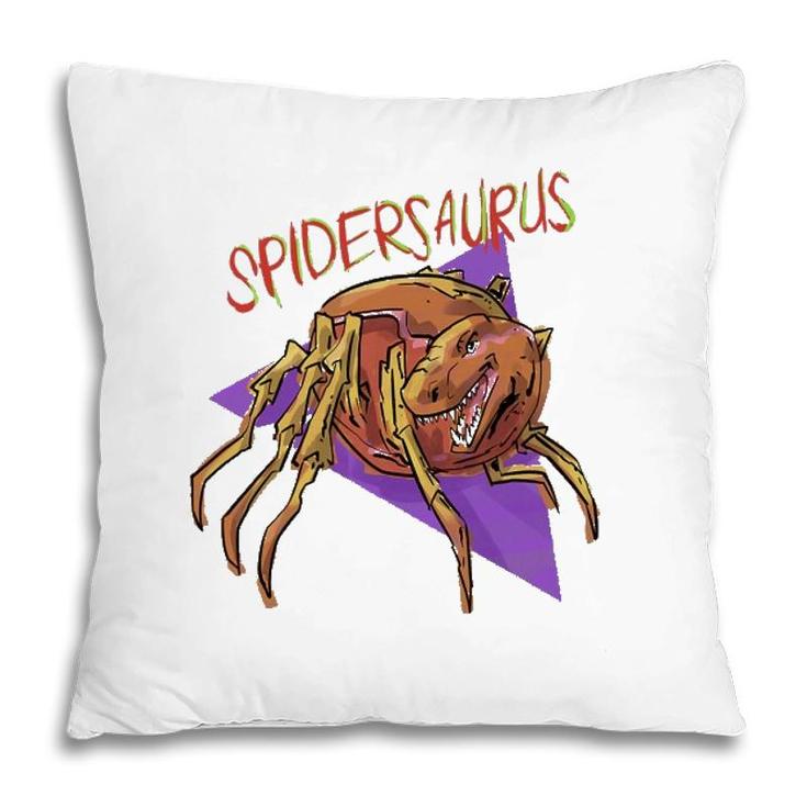 Spidersaurus Spider Dinosaur Tyrannosaurus Trex Spider Lover Pillow