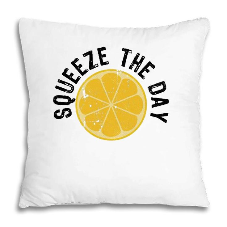 Squeeze The Day Juicer Juice Lover Gift Pillow