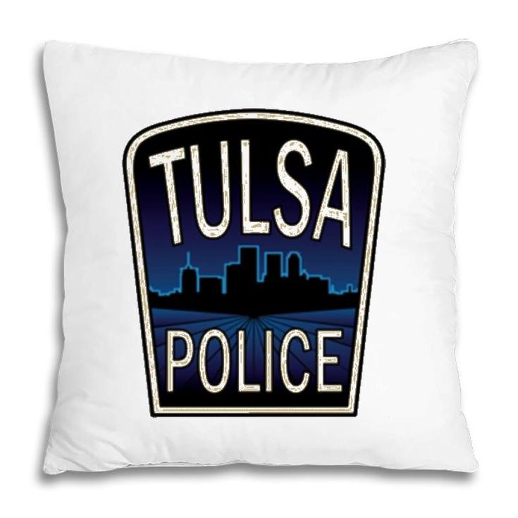 Tulsa Police Department Skyline Gift Pillow