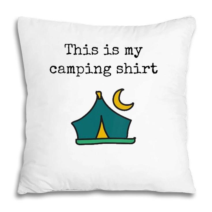 Womens Camping  V-Neck Pillow