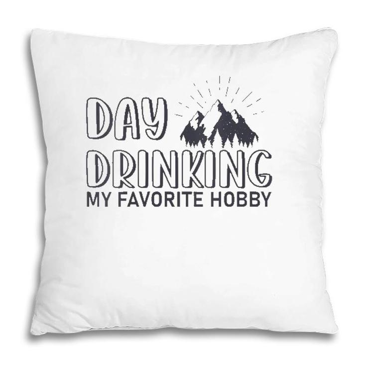 Womens Day Drinking My Favorite Hobby Apparel For Life V-Neck Pillow
