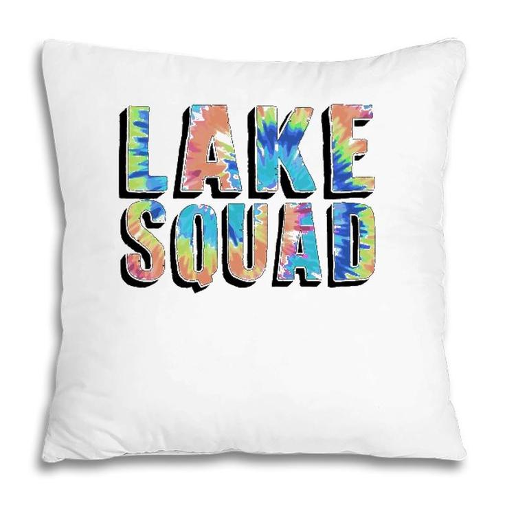 Womens Lake Squad Fun  Pillow