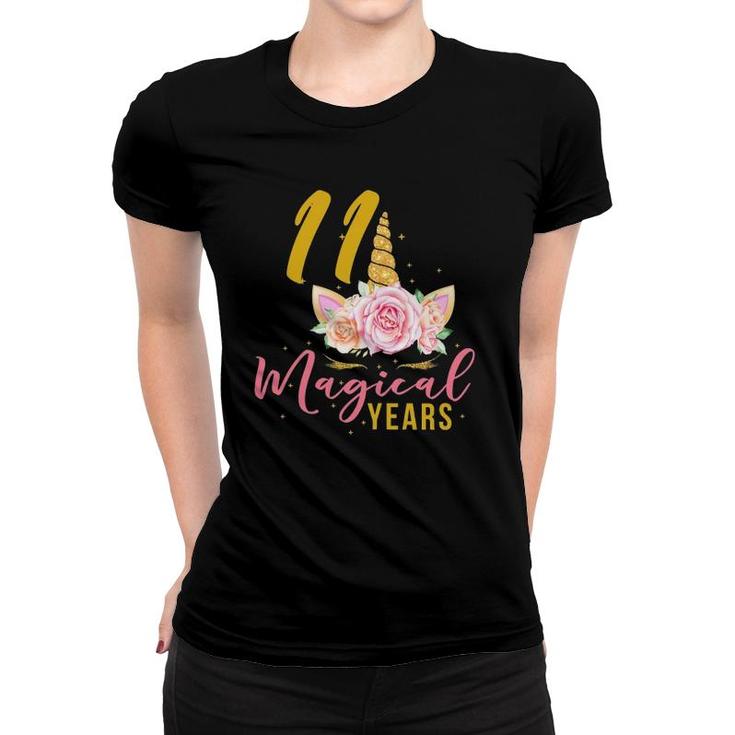 Unicorn 11 Year Old Girl Shirt, 11 Birthday Girl Gift